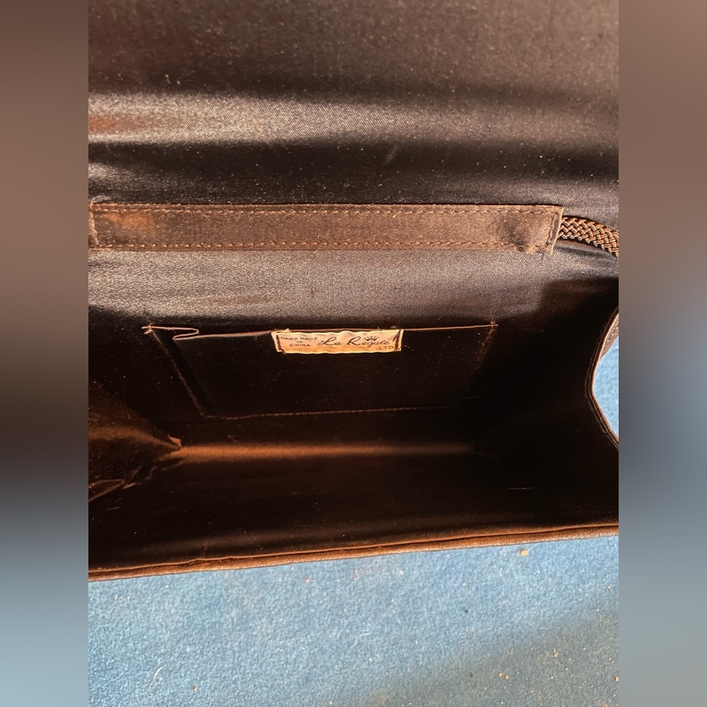 La Regale Vintage Sequin Purse Black Used Great Condition - Picture 3 of 4